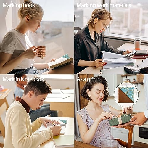 Personalized Leather Bookmarks, Fun & Cute Book Accessories for Reading Lovers, Unbreakable Page Markers for Women Men Girls Boys Student Teacher Kids Retirement Birthday Gifts (Apricot Blossom) - color: Apricot Blossom