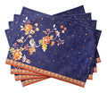 Maison d' Hermine Placemats Set of 4 Reusable 100% Cotton (13"x19") - color: 044 - Kelim - Infinity, size: 13" X 19" (Pack of 4)