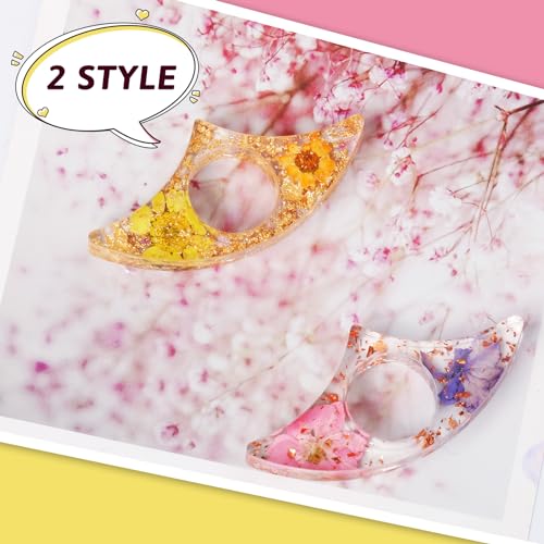 Book Page Holder, Kaluofan 2PCS Thumb Book Page Holder, Book Accessories for Reading Lovers, Handmade Dried Flower Book Opener Holder Thumb, Meaningful Gifts for Book Lovers Teachers Students - color: N, size: 2PCS