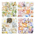 80 Pcs Gold Foil Magical Fantasy Stickers for Scrapbooking - color: Enchanted Archives