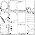 Chiisong 12 Pcs Music Sticky Notes Music Teacher Supplies Musical memo - style: Music