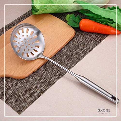Slotted Spoon,Strainer Skimmer Ladle for Cooking and Frying,15.8Inch - style: Skimmer Spoon