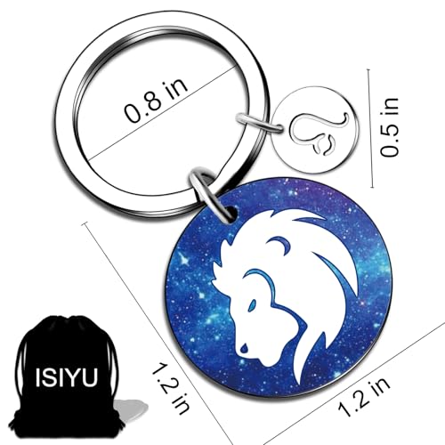 isiyu 12 Constellation Keychain Zodiac Astrology/Birthday For Women Men Adults Boys Girls Horoscope Lovers Gifts For Women - color: Color 4