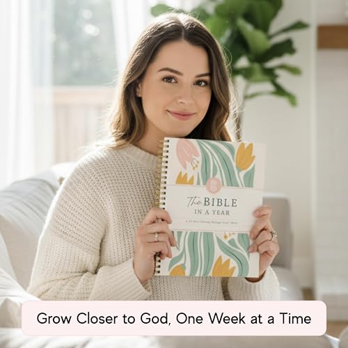 Official Spiral Bible in a Year, 52 Week Bible Study Guide (Floral) - color: Floral