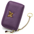 imeetu RFID Credit Card Holder for Women, Business Card Wallet (Purple) - color: Purple