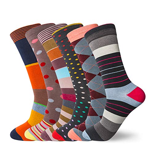 HHX YONLEE Dress Crew Socks Size 10-13/6-9 - color: 0-0 6 Pairs, size: 10-13