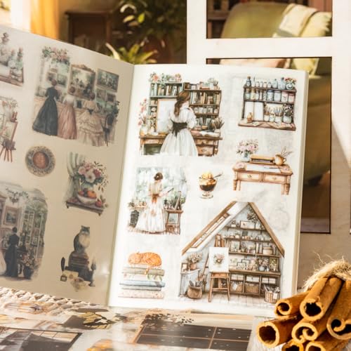 TIAMECH Art Galleries Poetic Life Japanese Sticker Book - color: Art Galleries