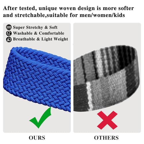 Fishent Stretchy Key Chain, Cute Keychain Wristlet, Woven Wrist Lanyard for Keys, Key Chains for Women Men Car Keys ID Badges Card Wallet Phone, Clein Blue - color: Clein Blue