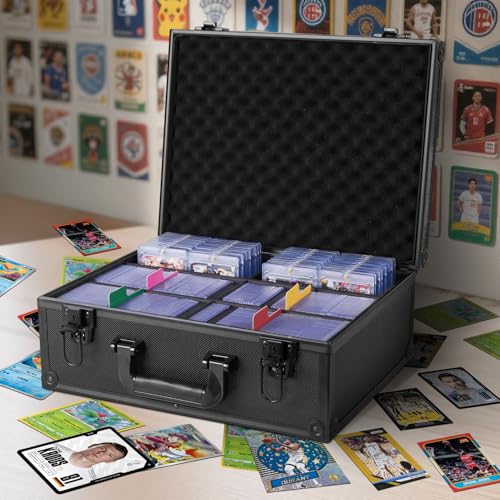 Trading Card Storage Box for 3" x 4" Top Loaders 610+, Sports Cards Case - size: Holds 610+ Top Loaders