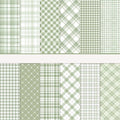 36 Sheets Scrapbook Paper 12x12 In Plaid Patterned Paper (Green) - color: Green
