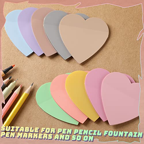 Jetec 500 Sheets Transparent Sticky Notes Bulk Pastel, Colorful, Cute - color: Colorful, style: Cute