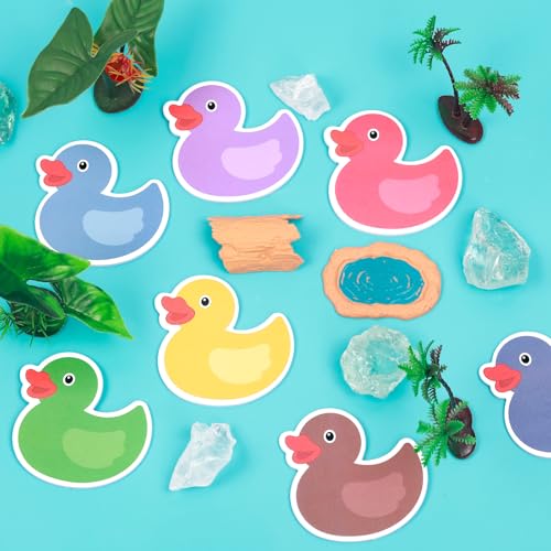 36 Pack Duck Sticky Notes 720 Sheets Cute Sticky Notepad Colorful Note Pads Self-Sticky Writing Memo Pads Page Marker for School Office Supplies Small Gift Back to School Party Favor(Duck) - style: Duck