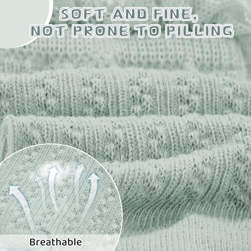Durio Baby Girl Ruffle Socks, Baby Lace Ankle Socks 0-12M 3 pair3