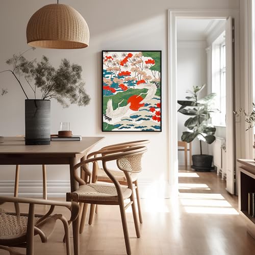 Poster Master Katsushika Hokusai Poster - Hokusai Japanese Print - Ancient Japanese Masterpiece - 8x10 UNFRAMED Wall Art - Gift for Family and Friends - Wall Decor for Home, Living Room, Office - color: Style-15, size: 8"L x 10"W