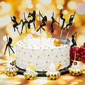 60 Piece Cupcake Topper Picks Dancing Silhouette Toothpick