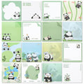16 Pcs Cute Panda Sticky Note,320 Sheets Kawaii Cartoon Panda Bear Self-Stick Note Pads Writing Memo Pads Message Note Stationery Gift for Kid Plan Index Student School Office Supplies