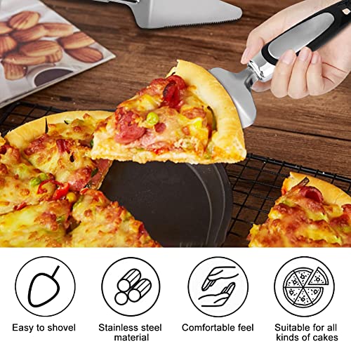 Pie Server Set, 4 Piece Cake Pizza and Dessert Serving Spatulas