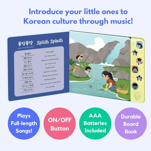 Wonderly Press I Love to Sing in Korean (Children's Songs) Songbook