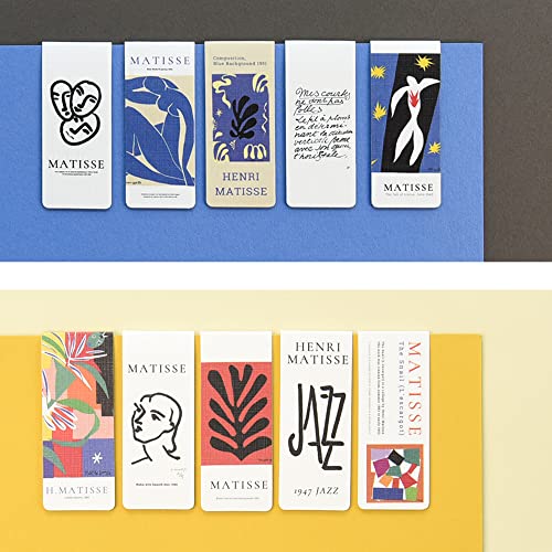 Monolike Magnetic Bookmarks Henri Matisse ver.1 + ver.2, 10 Pieces - color: Henri Matisse Ver.1 + Ver.2