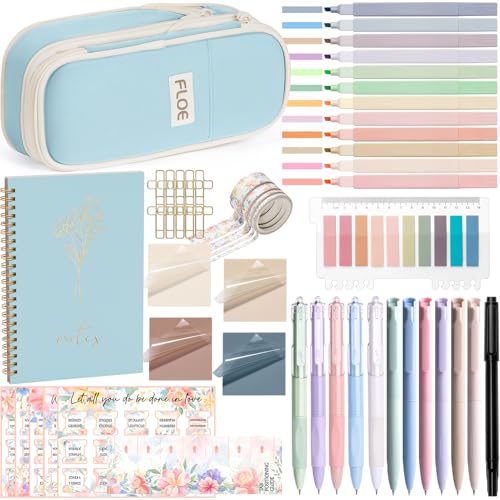 Bible Study Supplies Journaling Annotation Kit, Christian Gifts for Women - color: Blue