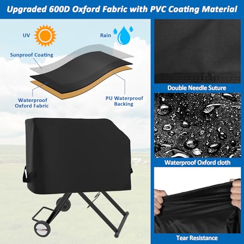 Griddle Cover for Royal Gourmet PD3001 3-Burner Propane Gas Griddle - size: PD3001