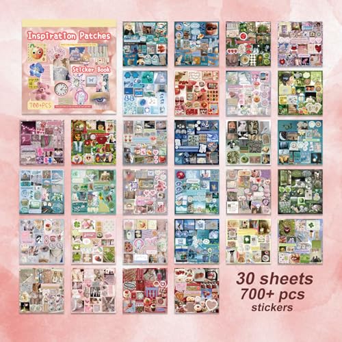 Cute Kawaii Sticker 700+ PCS - color: Pink-2