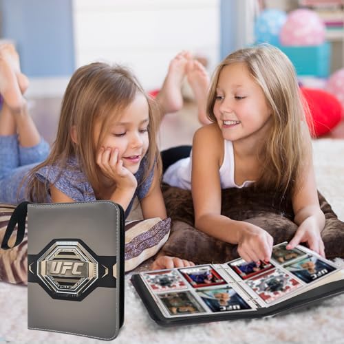 400 Pockets Sports Card Binder, Portable Waterproof PU Storage Album,CH51 - color: Combat-400