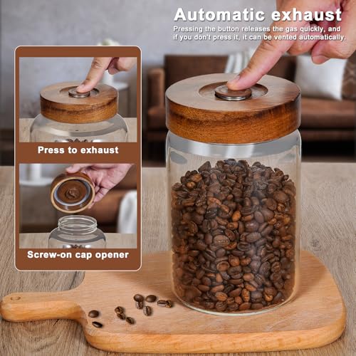 Glass Spice Jars Seasoning Containers Small Glass Jars with Lids Airtight Food Storage Canister for Kitchen Pantry Sugar Tea Coffee Bean Nuts Cookies Herbs Salt (30oz(900ml)*1 pack) - color: 30oz(900ml)*1 pack