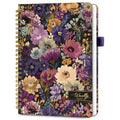Taja Undated Weekly Planner, To Do List Notebook with Habit Tracker, A5 - color: s.Midnight Bloom