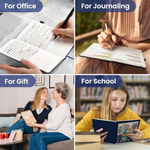 Taja Aesthetic Lined Journal for Women, Pretty Notebooks for Work & Study - color: C-Noble Vase