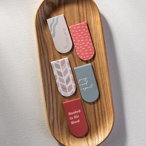 DiverseBee Magnetic Bible Bookmarks, 5 Pack (Pray) - color: Pray