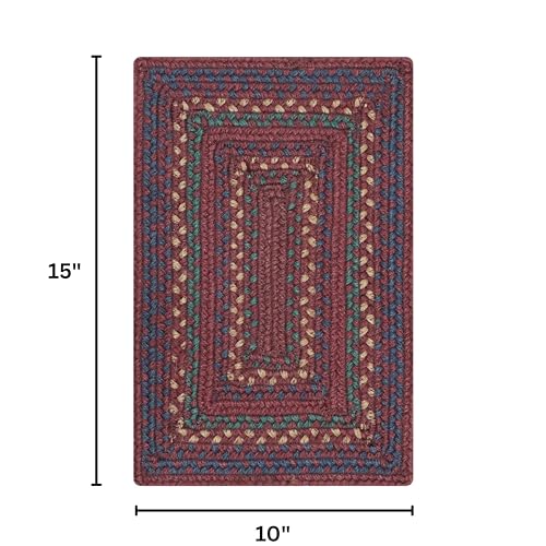 Homespice Jamestown Jute Braided Table Mats, Rect 10x15 Set of 4 - color: Jamestown