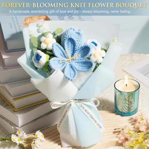Birthday Gifts for Women, Spa Self Care Package Get Well Soon Gift Baskets - color: Blue - Bergamot Jasmine