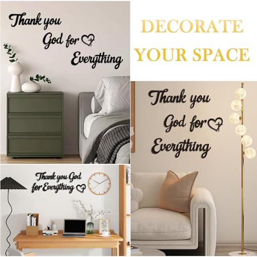 Metal Wall Art Black Wall Decor for Kitchen Bedroom Office Living Room