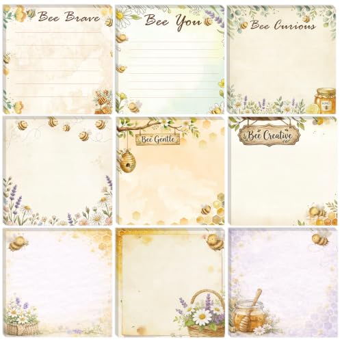 9 PCS Bee Themed Gifts for Women Sticky Notes - style: Bee