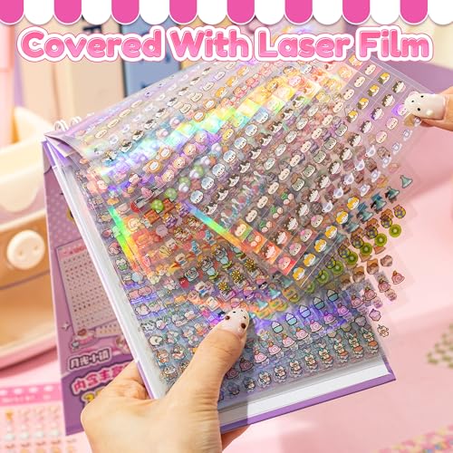 3500+ Japanese Sticker Book,Cute Food Sticker Book,Japanes for Adults - style: Moonlight Town