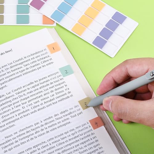 Mr. Pen- Sticky Index Tabs, 480 Pcs, Pastel Sticky Tabs for Notebooks - color: Pastel, size: 1" × 0.5", 480 pcs