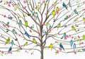 Tree of Budgies Note Cards (14 cards, 15 self-sealing envelopes)