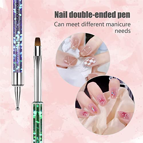 Nail Art Brushes, 7 Pcs Nail Design Brushes - color: Colorful