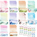 TaoBary 160 Pcs Ink Painting Stationery Paper and Envelopes Set, 8.5 x 11'' - size: 8.5 x 11 Inch, style: Ink Painting