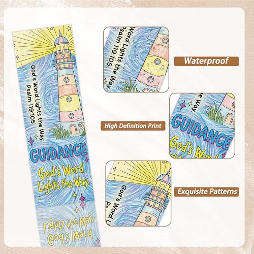 Vacation Bible School Bookmarks, 2026 Bible Book Marks for Church Classroom - style: Vacation Bible School