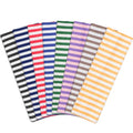 obeoby 8 Pack Striped Headbands for Preppy Style Retro - color: Stripe