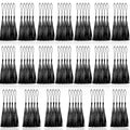 100 Pcs Black Mini Tassels 13cm/5 Inch with Loops for Bookmarks, Jewelry Making, DIY Projects - color: Black