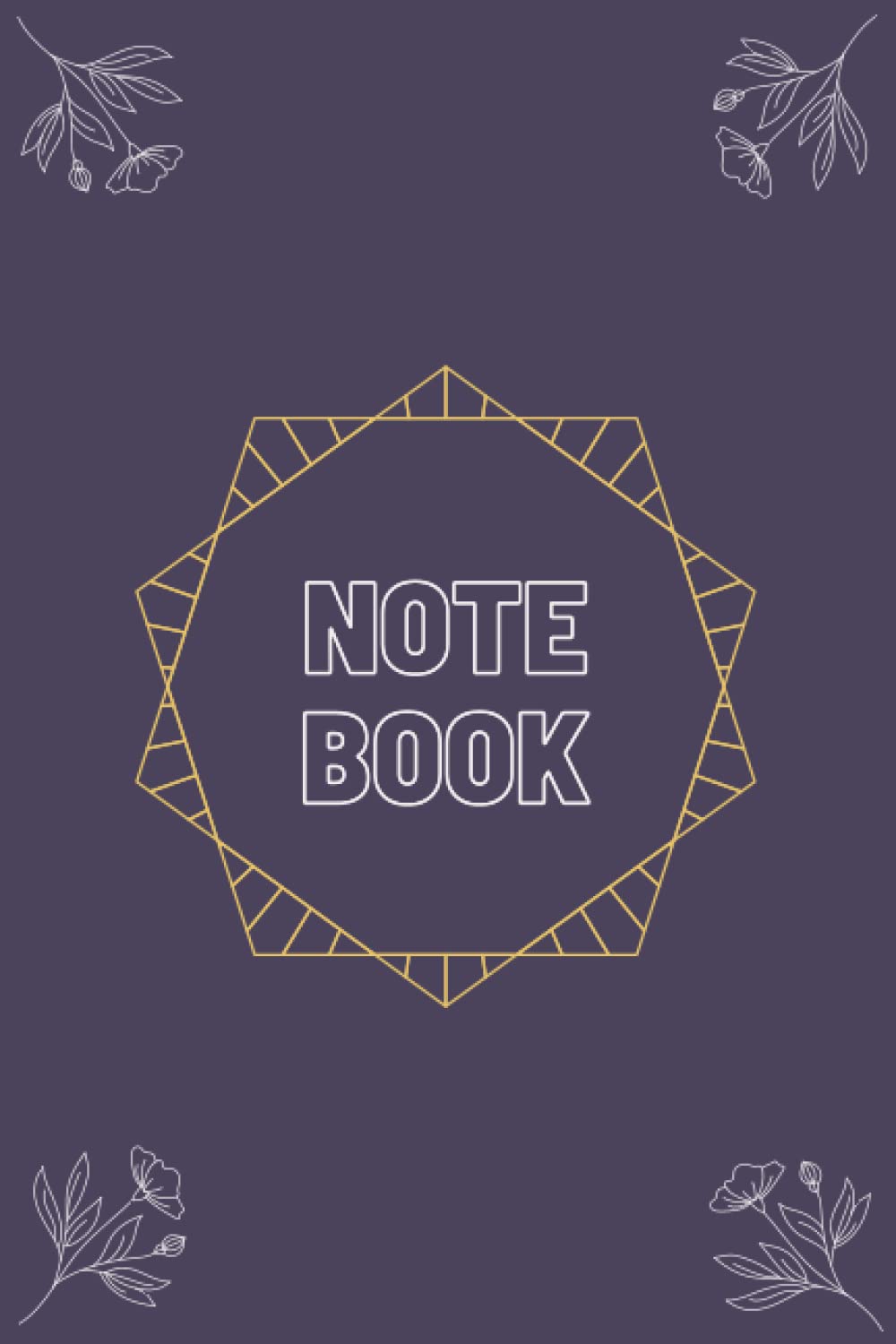 Notebook: Minimal Mindful Lined Notebook