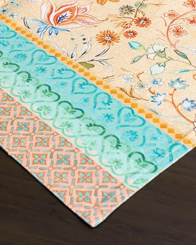 Maison d' Hermine Placemats Set of 4 Reusable 100% Cotton (13"x19") - color: 057 - Luxury Loft - Peach, size: 13" X 19" (Pack of 4)