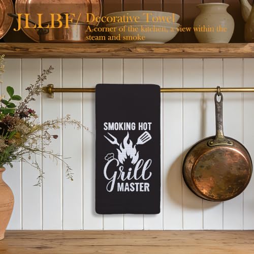 Grillmaster Gifts Hand Towels for Kitchen - color: Grill Masters