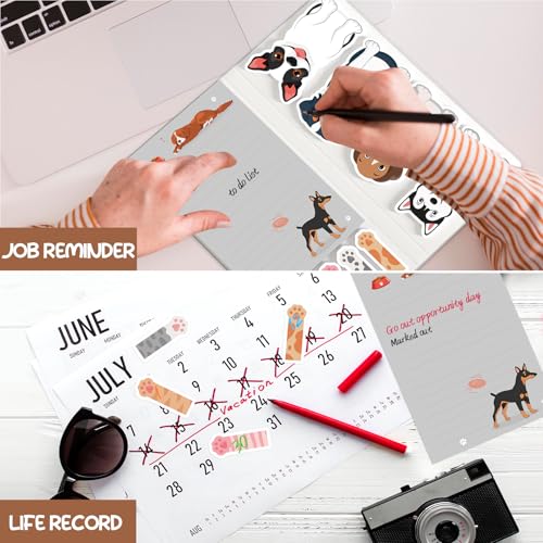 Dog Sticky Notes Set, 420 Sheets Cute Cartoon Animal Dogs Self-Stick Notes Pads Dogs Themed Memo Pads Dog Paw Page Markers Sticky Index Tabs for Home Office School Supplies - style: Dog