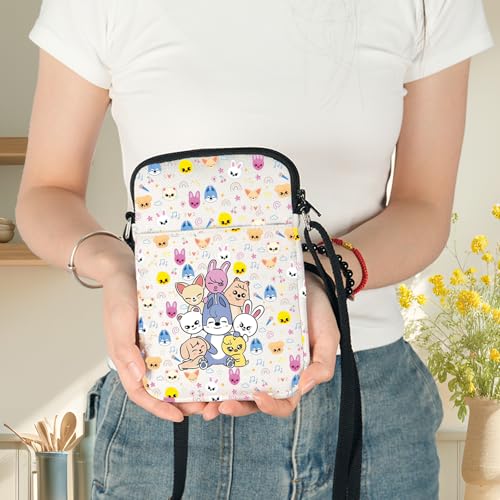 G2TUP Korean Group Members Crossbody Bag Music Lover Gift Korean Characters Shoulder Bag Music Album Merch