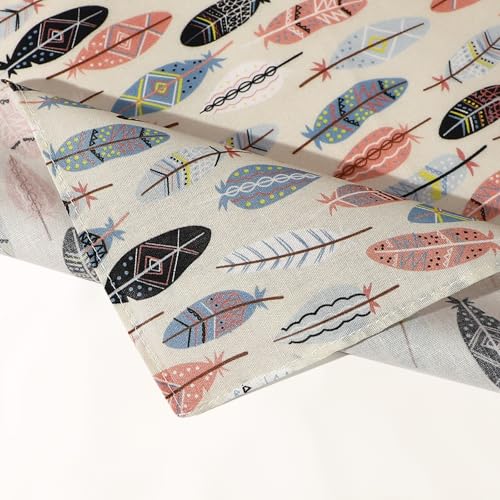 GREATEE Handkerchief for Women Cotton Floral Printed Ladies Cotton Hankies - color: Leaf-6pcs