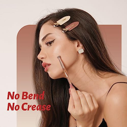 YIERSO 8 Pcs No Bend Hair Clips No Crease Makeup Duckbill Clip for Women